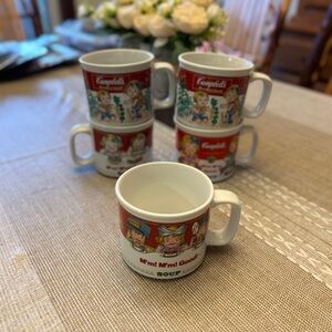 Campbell's Kids Nostalgic Mug Set - Red and White